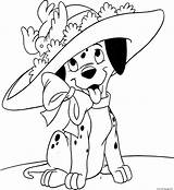 101 Coloring Dalmatians Pages Dalmatian Hat Fancy Printable 68b4 Animation Movies Disney Color Print Bm Gif Library Popular Comments sketch template