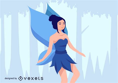 funky hot fairy girl vector download