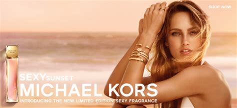 first look michael kors sexy sunset new fragrance duty free hunter