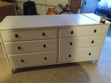 ikea white bedroom chest of drawers 6 drawers in