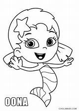 Bubble Guppies Coloring Pages Oona Printable sketch template