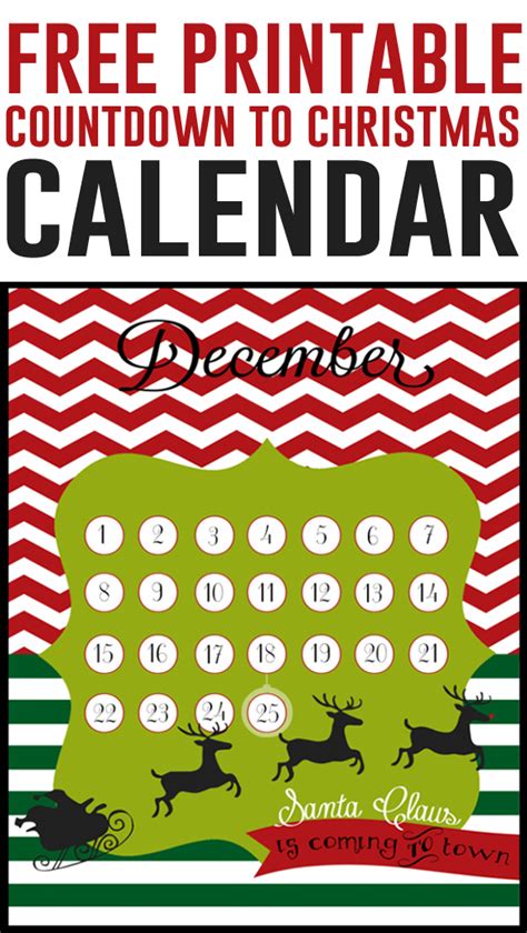 printable countdown calendar printable blank world