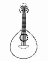 Ukulele Coloring Musical Pages Getcolorings Instruments Print Color sketch template