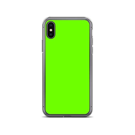 fluorescent green neon iphone case for xs xs max xr x 8 8 plus 7 7plus 6 6s