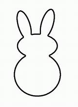 Bunny Easter Coloring Face Pages Colouring Clipart Library sketch template