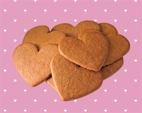 cookies biscuits heart shaped  stock photo public domain pictures