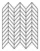 Herringbone sketch template