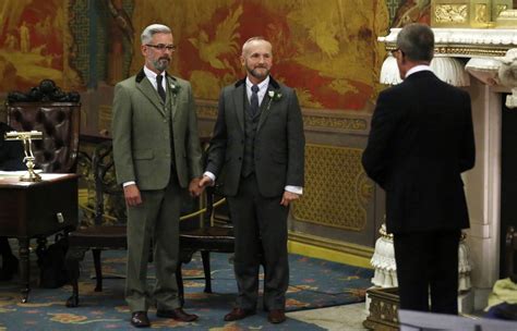 in pictures first same sex marriages take place in england and wales