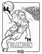 Coloring Pages Lakers Logo Kings Thunder Oklahoma City Angeles Los Wnba Getcolorings Okc Printable Basketball Popular Color Introduce sketch template