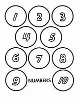Numbers Coloring Counting Pages Activity Cut Sheet Objects Circles Number Sheets Numerals Printable Clipart Educational Print Drawing Clip Activities Learning sketch template