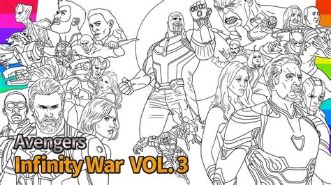 avengers infinity war coloring pages woodsinfo