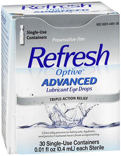 Refresh Relieva Pf Lubricant Eye Drops Vials 30 Ct The Online