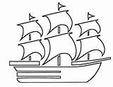 Boat Coloring Drawing Ship Kids Pages Boats Boston Tea Cliparts Party Clipart Fishing Fatel Razack Colouring Pontoon Sailboat Template Outline sketch template