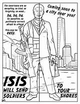 Isis Coloring sketch template
