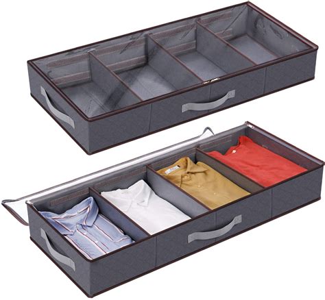 bed storage containers  maximize space storables