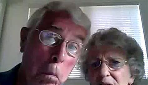 Sweet Elderly Couple Tests Their New Webcam [viral Video]
