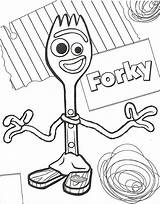 Forky Spork Gabby Colorironline sketch template