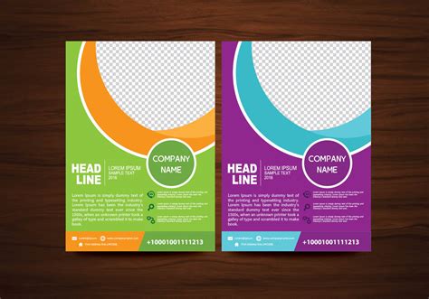 vector brochure flyer design layout template   size  vector