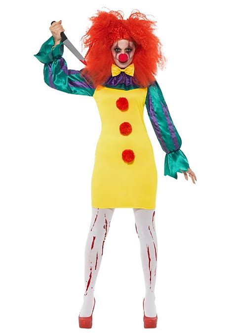 Classic Horror Clown Women S Costume