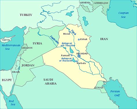 Baghdad Map