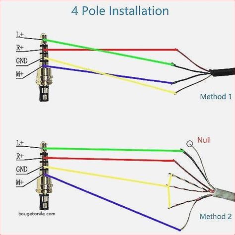 headset plug wiring diagram  rca