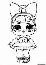 Coloring Fancy Doll Lol Glitter Pages Printable Print sketch template