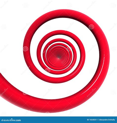 red spiral stock image image