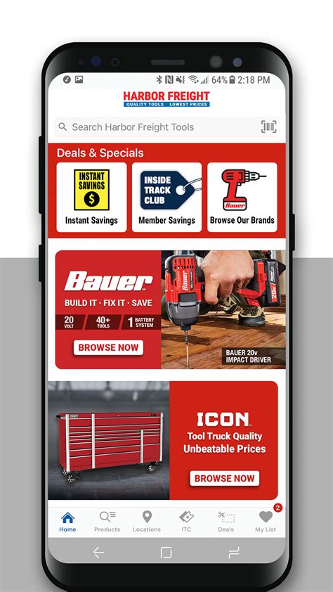 harbor freight tools apk  android