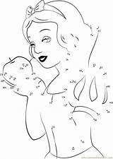 Connectthedots101 Relier Neige Fairytale Colouring Worksheeto sketch template