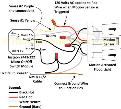 light sensors  wiring house