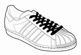 Shoes Drawing Tennis Adidas Coloring Sketch Template Pages Getdrawings sketch template
