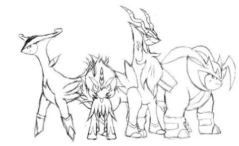 pokemon coloring keldeo pages sheets legendary genesect cartoon