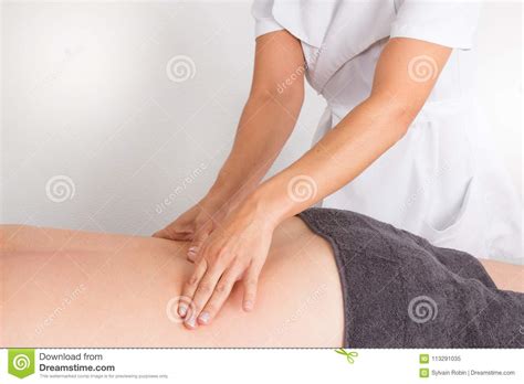 man having massage in spa salon by woman stock image image of doctor