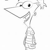 Phineas Ferb Buford Stomm sketch template