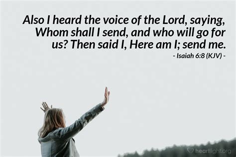 isaiah 6 8 kjv — today s verse for thursday july 10 2003