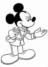 Mickey Mouse sketch template