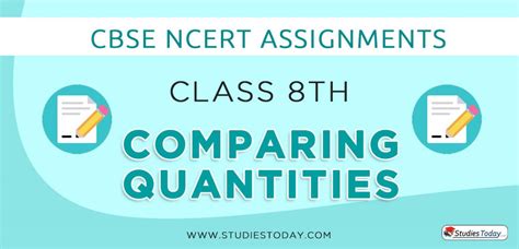 assignments  class  comparing quantities