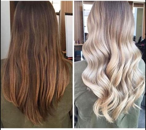How To Go From Dark Brown To Blonde With Minimal Damage Brown Blonde