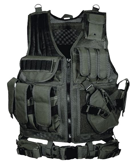 utg pvc vbt tactical vest nylon mesh  size fits  black gunstuff