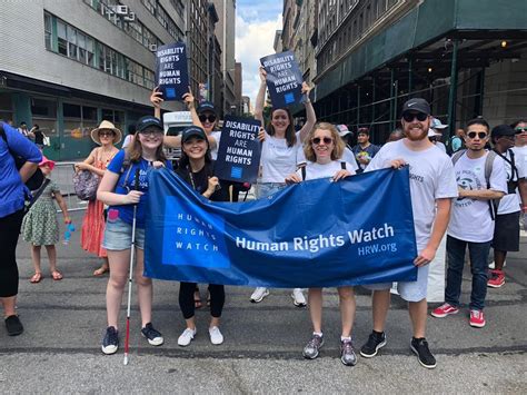 marching for disability rights in new york city human