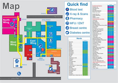 maps  finding    university hospitals sussex nhs
