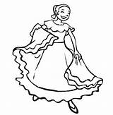Coloring Pages Spanish Dancing Cinco Mayo Kids Mexican Dance Spain Matador Color Printable Gif Getcolorings sketch template