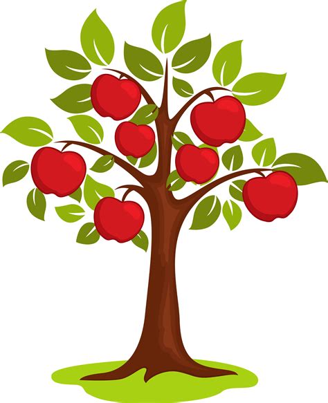 fruits clipart tree fruits tree transparent     webstockreview