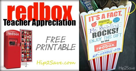 redbox gift idea hipsave   teacher gifts gifts  teachers
