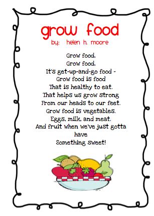 busy classroom grow food poem