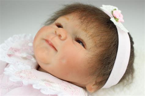 45cm 18inches Lifelike Reborn Soft Silicone Vinyl Real Touch Doll