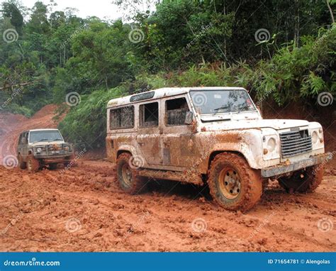 passing  muddy road editorial photo image