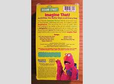 Sesame Street IMAGINE THAT VHS Video 1996