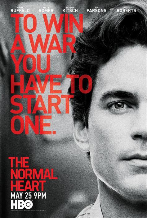 new the normal heart posters debut featuring mark ruffalo and matt bomer