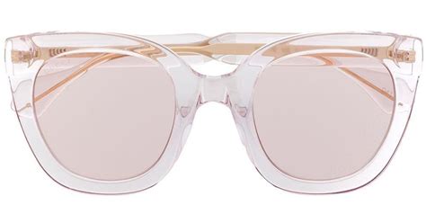 Gucci Clear Frame Sunglasses Lyst